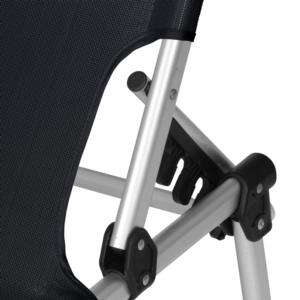 SIENA GARDEN Dreibeinliege XXL schwarz